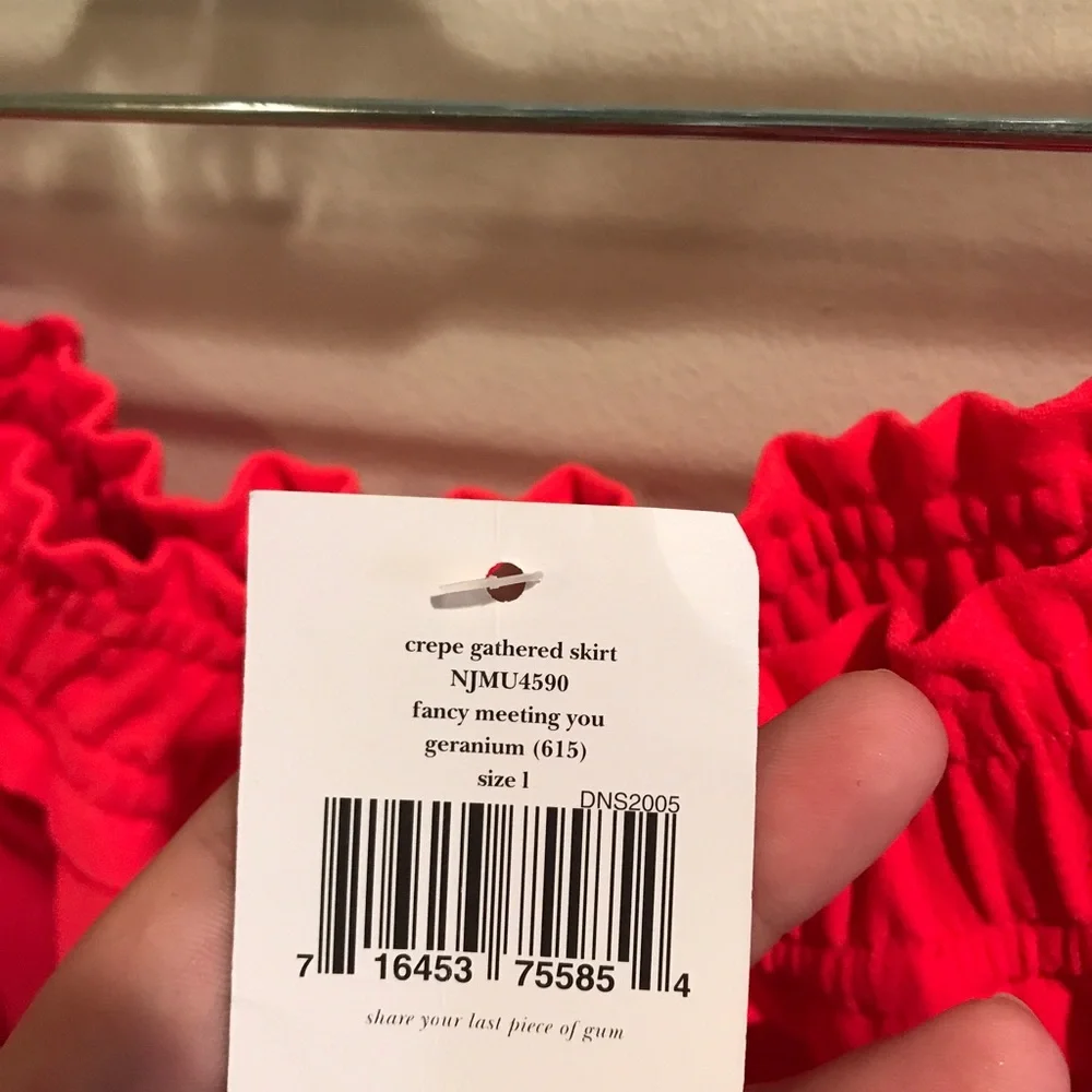 kate spade Bright Coral Mini Skirt